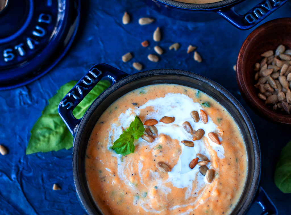 Sweet Potato Basil Soup