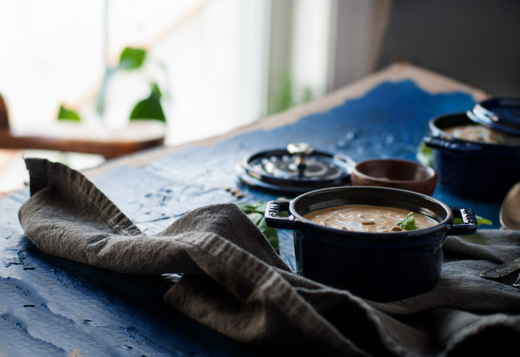 Sweet Potato Basil Soup