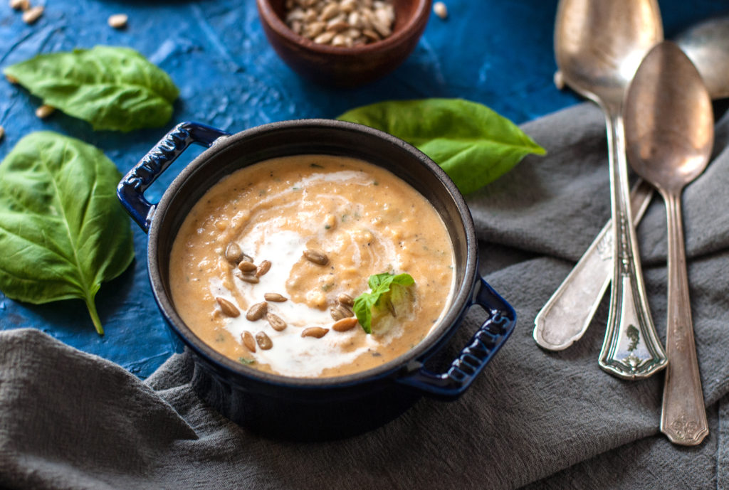 Sweet Potato Basil Soup