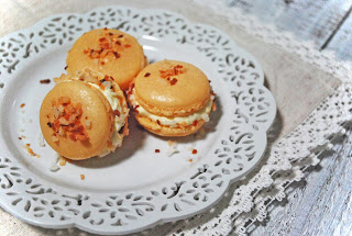 Coconut Cream French Macarons