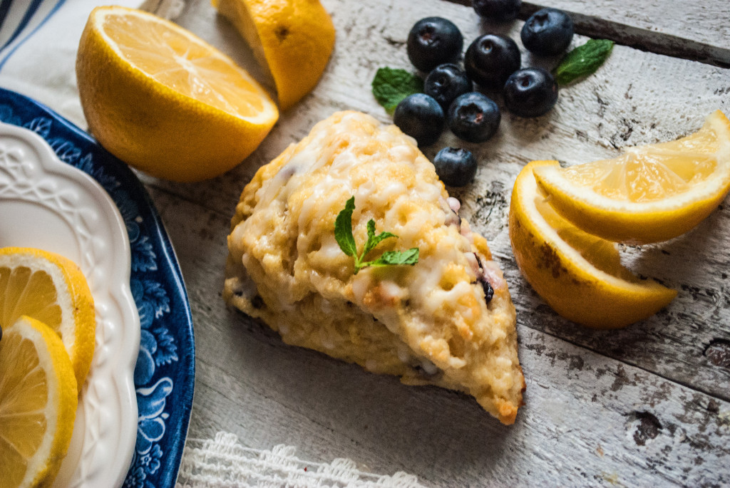 Lemon Blueberry Scones