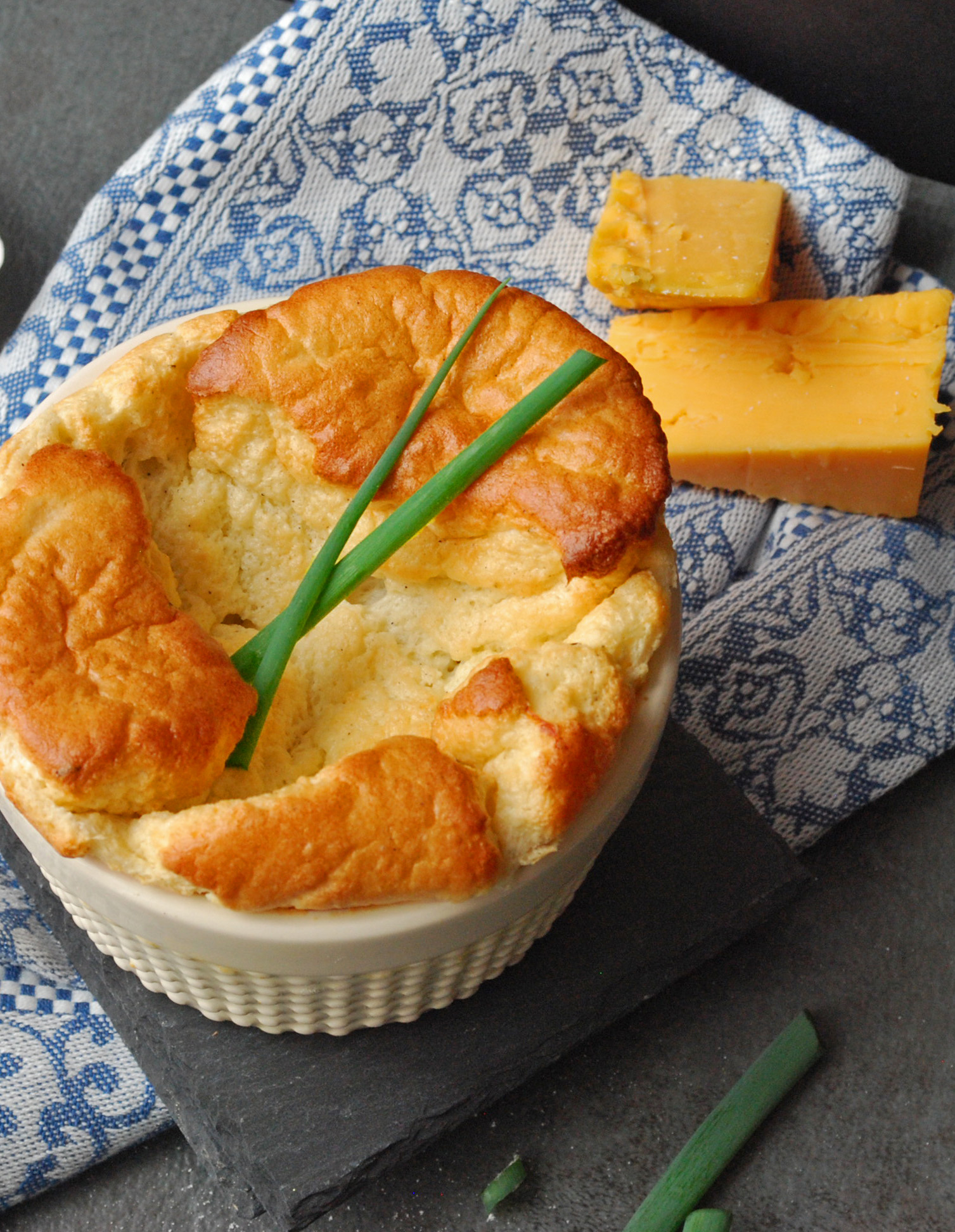 Cheese Soufflé with Garlic and Thyme – Cookies for England