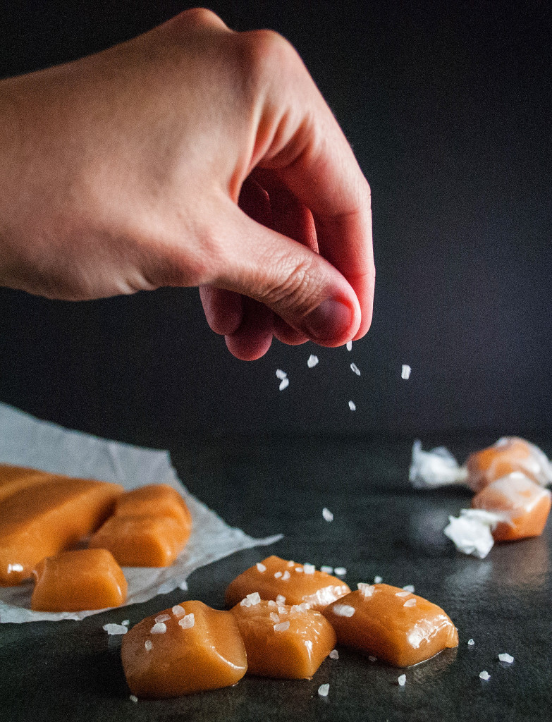 Homemade Salted Caramels