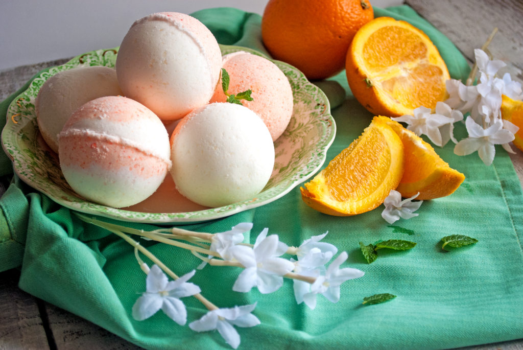 Oranges and Cream Bath Bombs