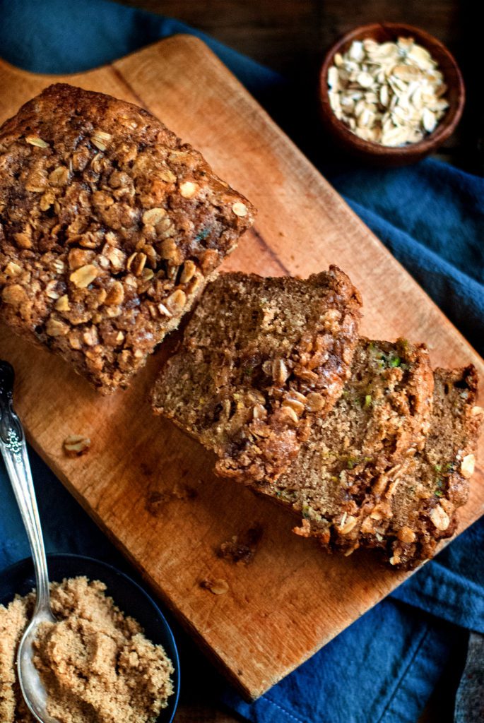 Zucchini Bread with Cinnamon Streusel Topping – Cookies for England