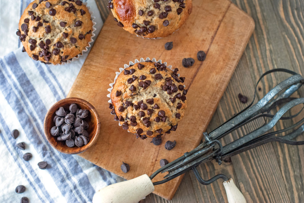 Bakery Style Chocolate Chip Muffins