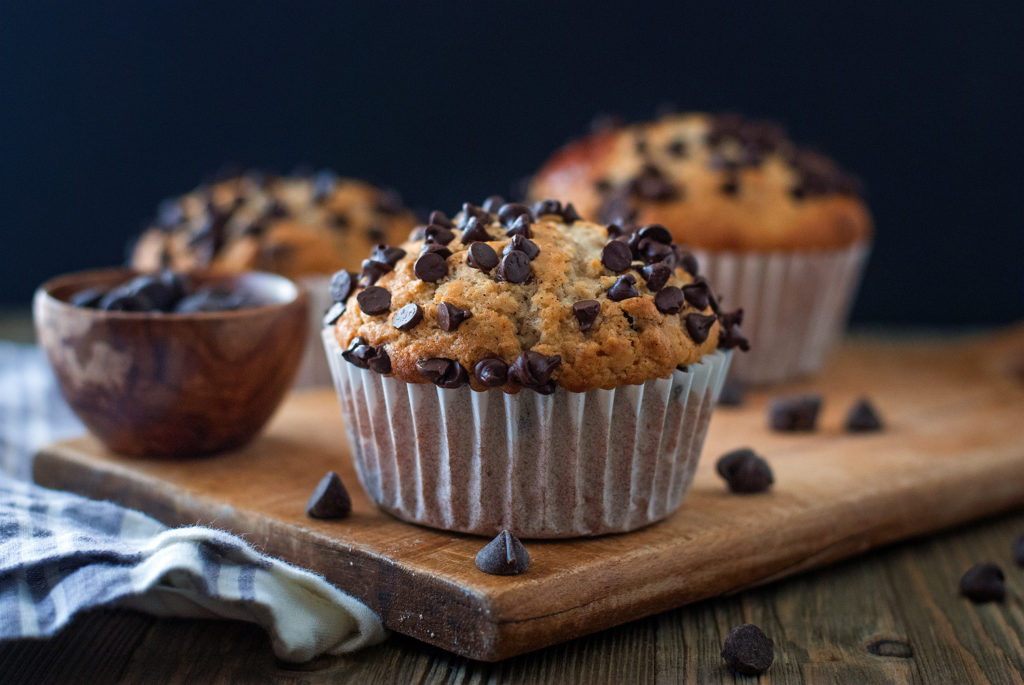 Bakery Style Chocolate Chip Muffins