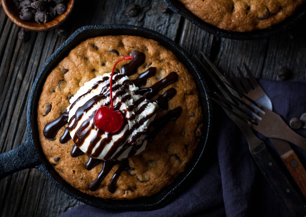 Chocolate Chip Skillet Cookie