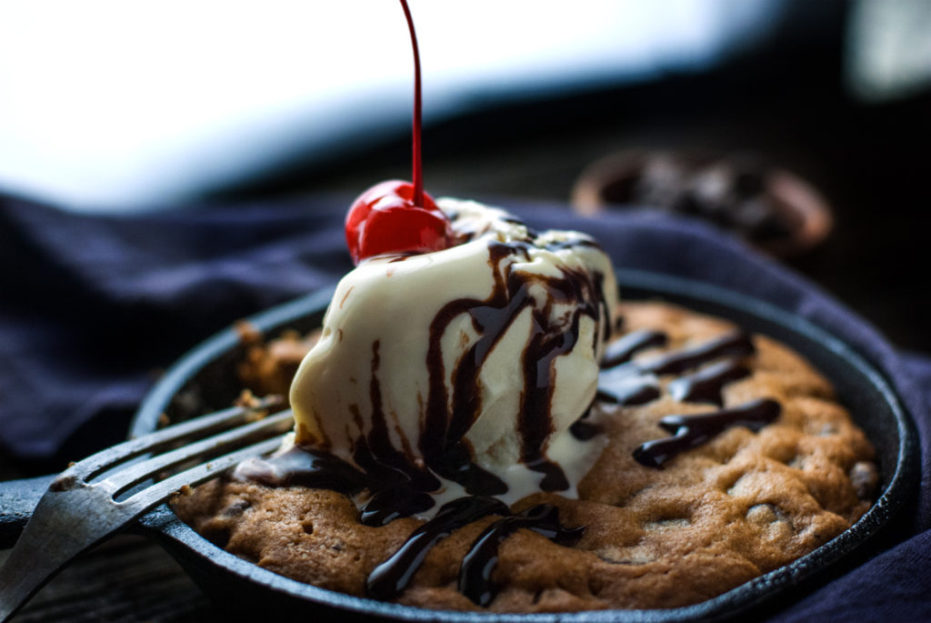 Chocolate Chip Skillet Cookie