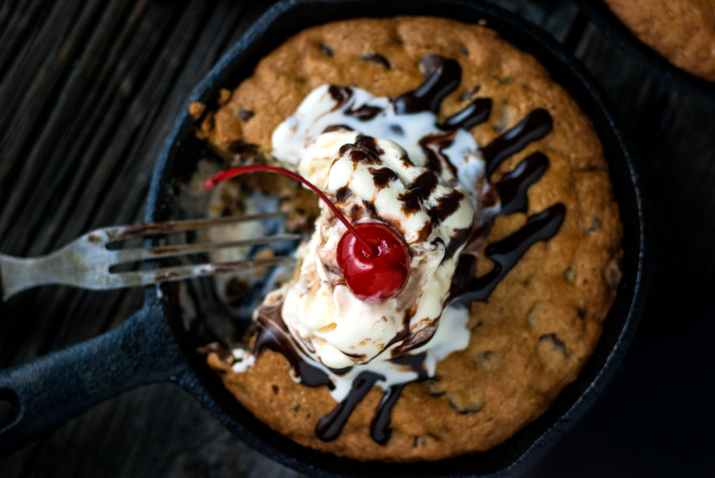 Chocolate Chip Skillet Cookie