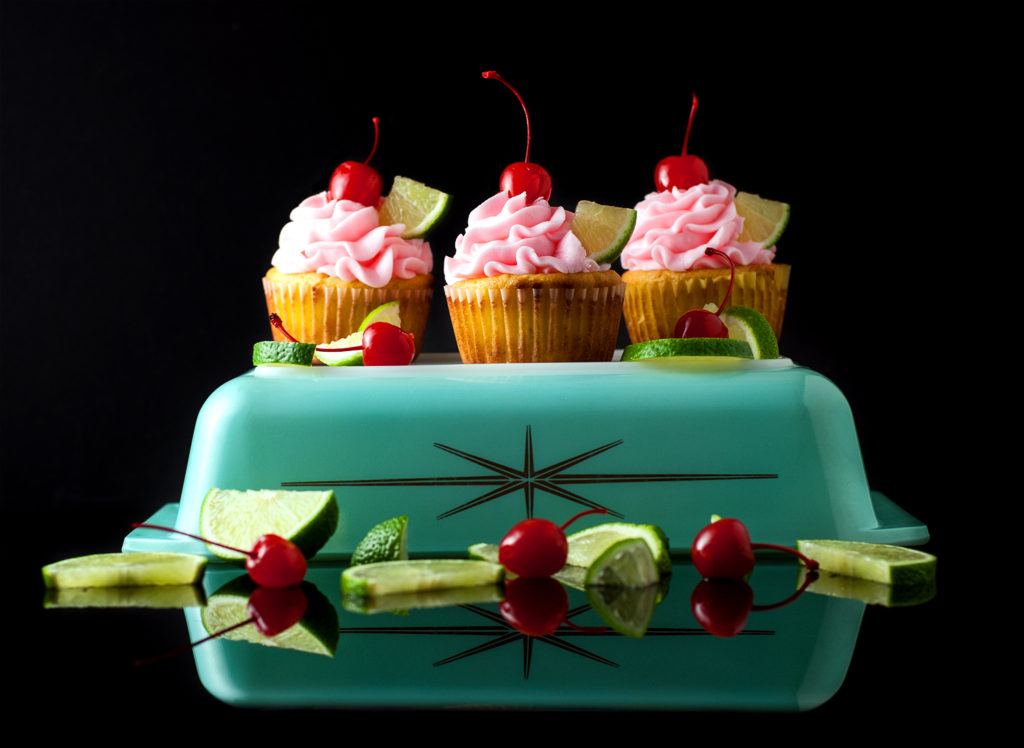 Cherry Limeade Cupcakes