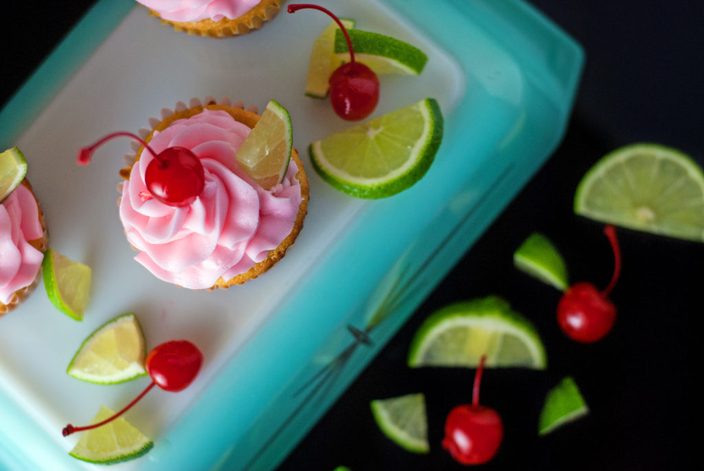 Cherry Limeade Cupcakes