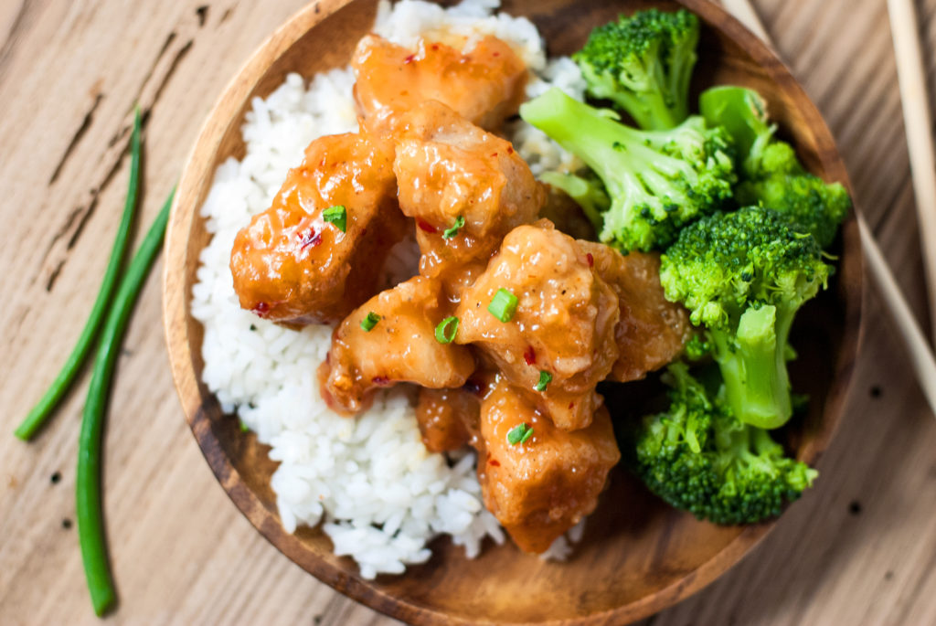 Skinny General Tso's Chicken