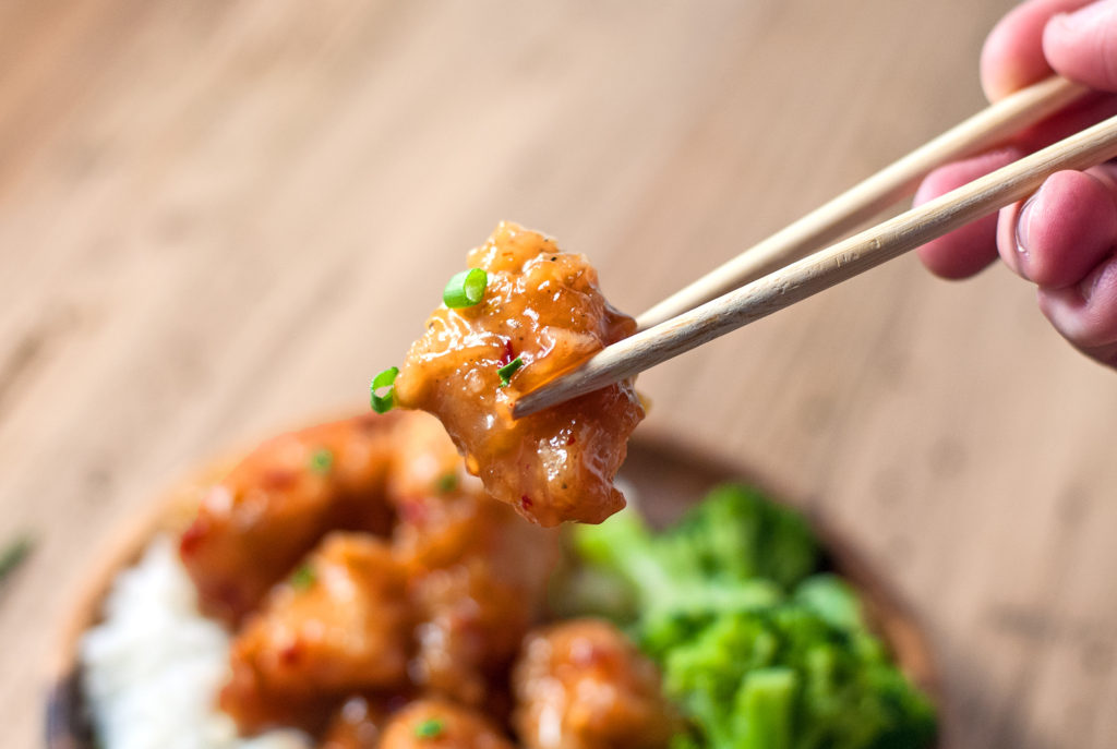 Skinny General Tso's Chicken