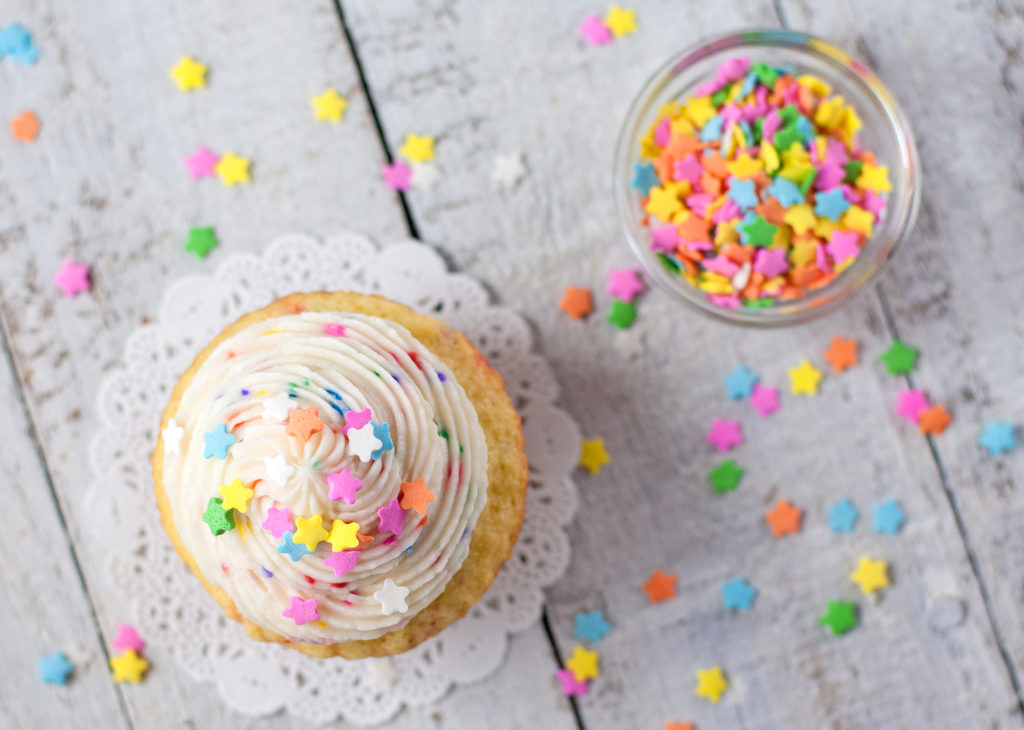 Homemade Funfetti Cupcakes