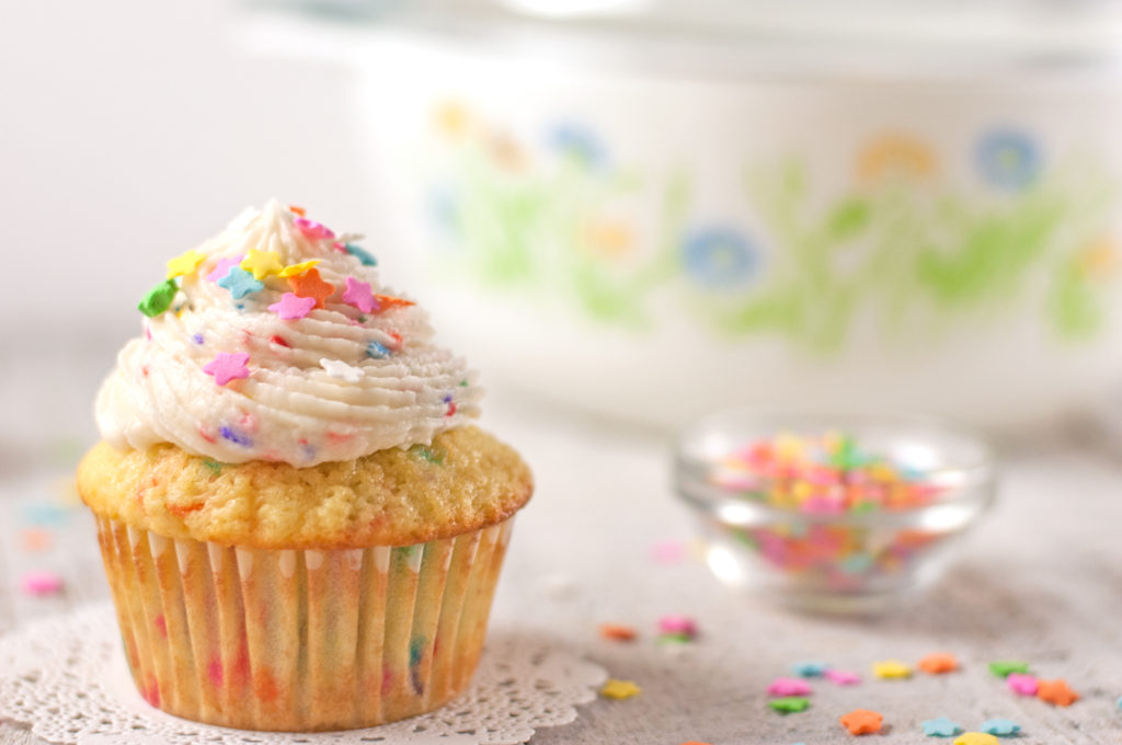 Homemade Funfetti Cupcakes