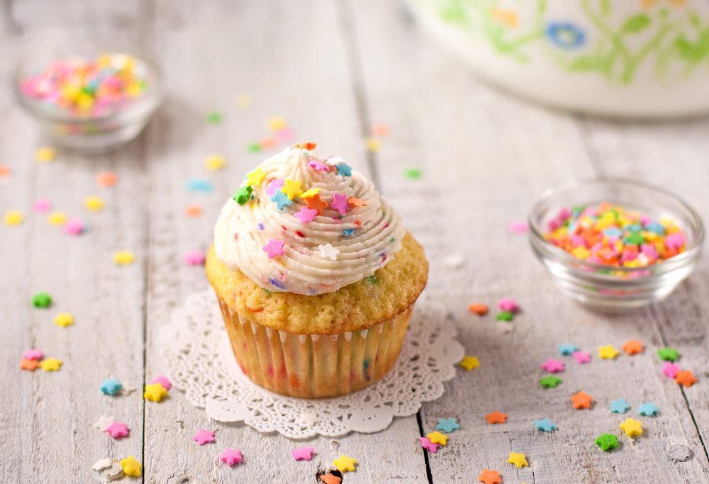 Homemade Funfetti Cupcakes