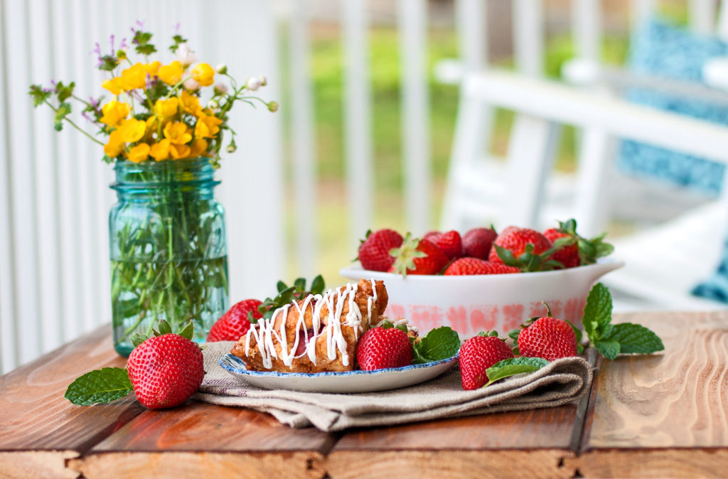 Strawberries and Cream Scones