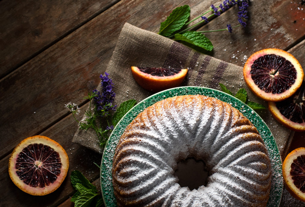 Blood Orange Pound Cake