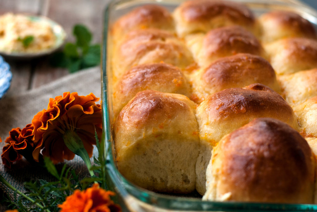 Orange Dinner Rolls