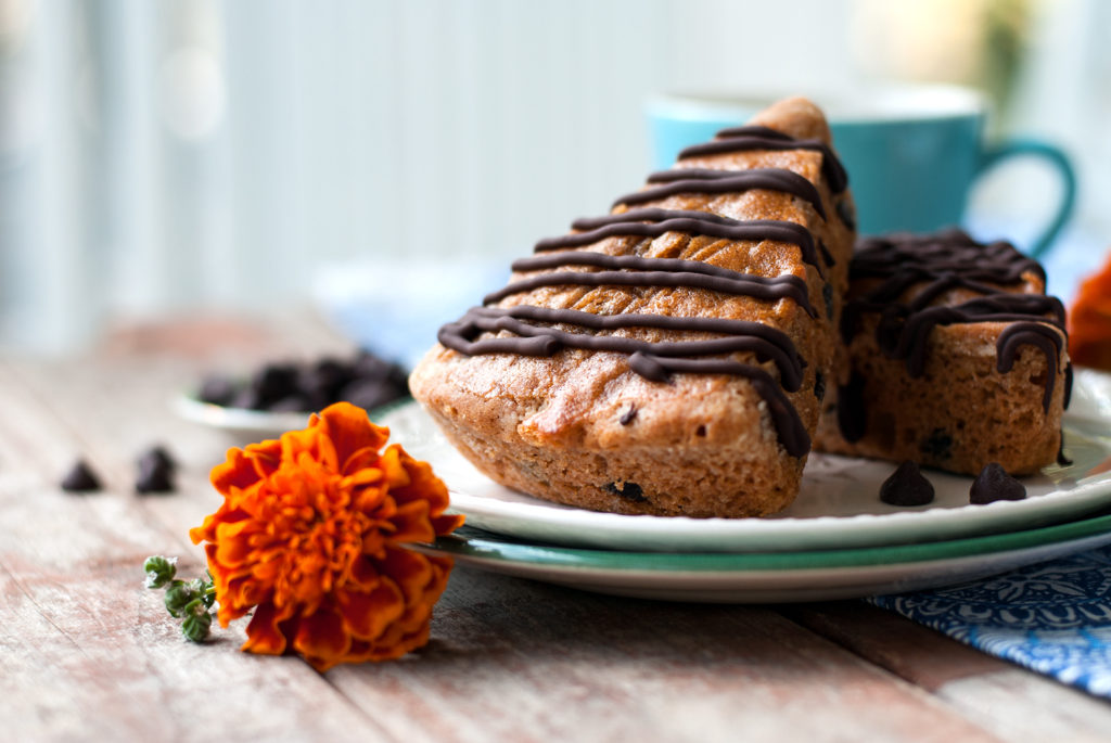 Pumpkin Chocolate Chip Scones