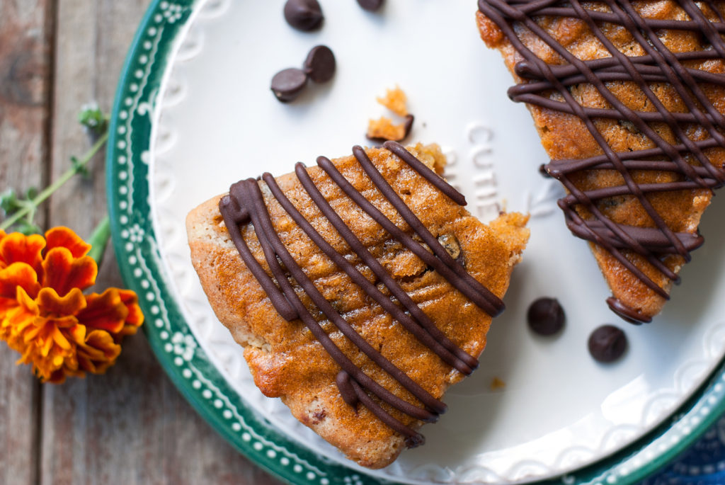 Pumpkin Chocolate Chip Scones