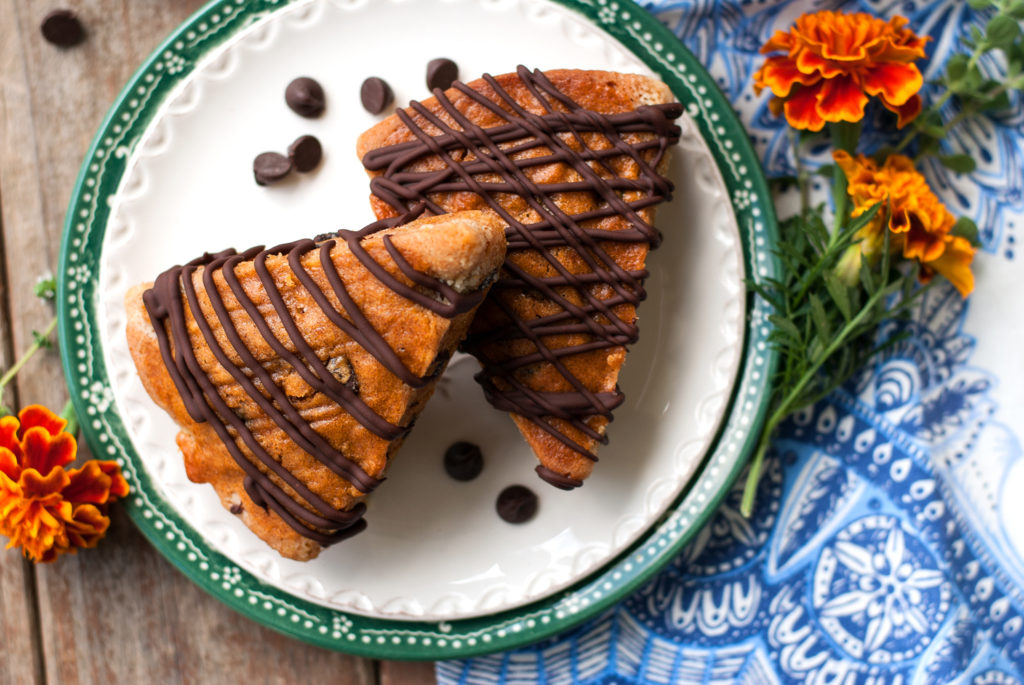 Pumpkin Chocolate Chip Scones