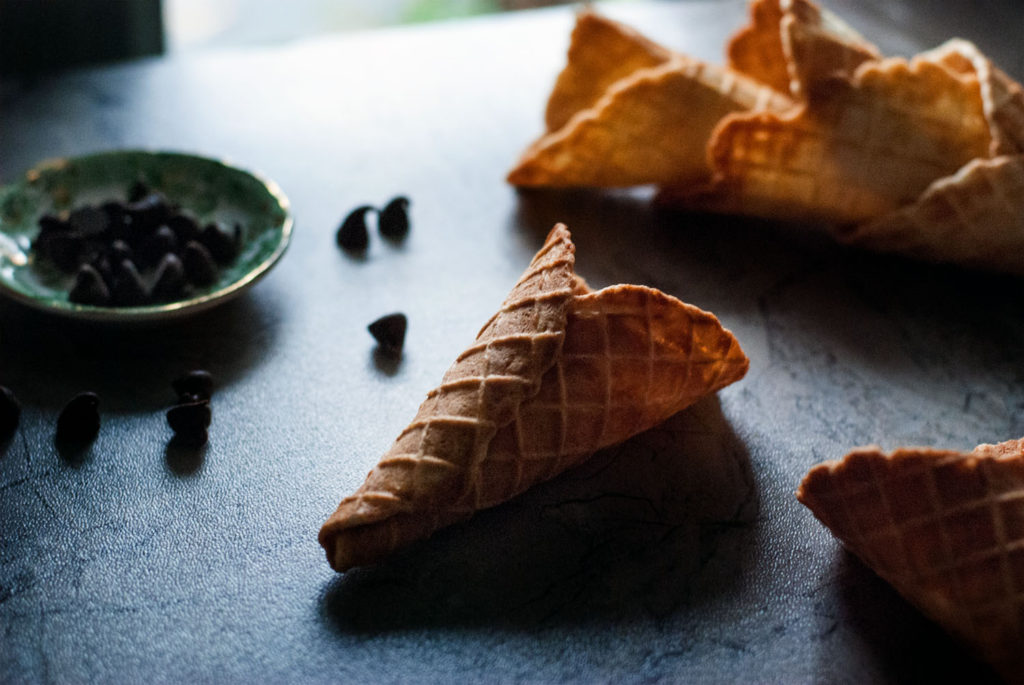 Homemade Waffle Cones