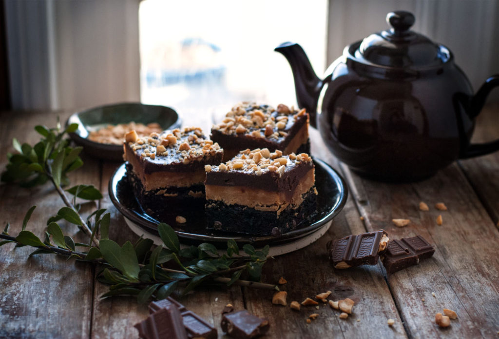 Dark Chocolate Peanut Butter Bars