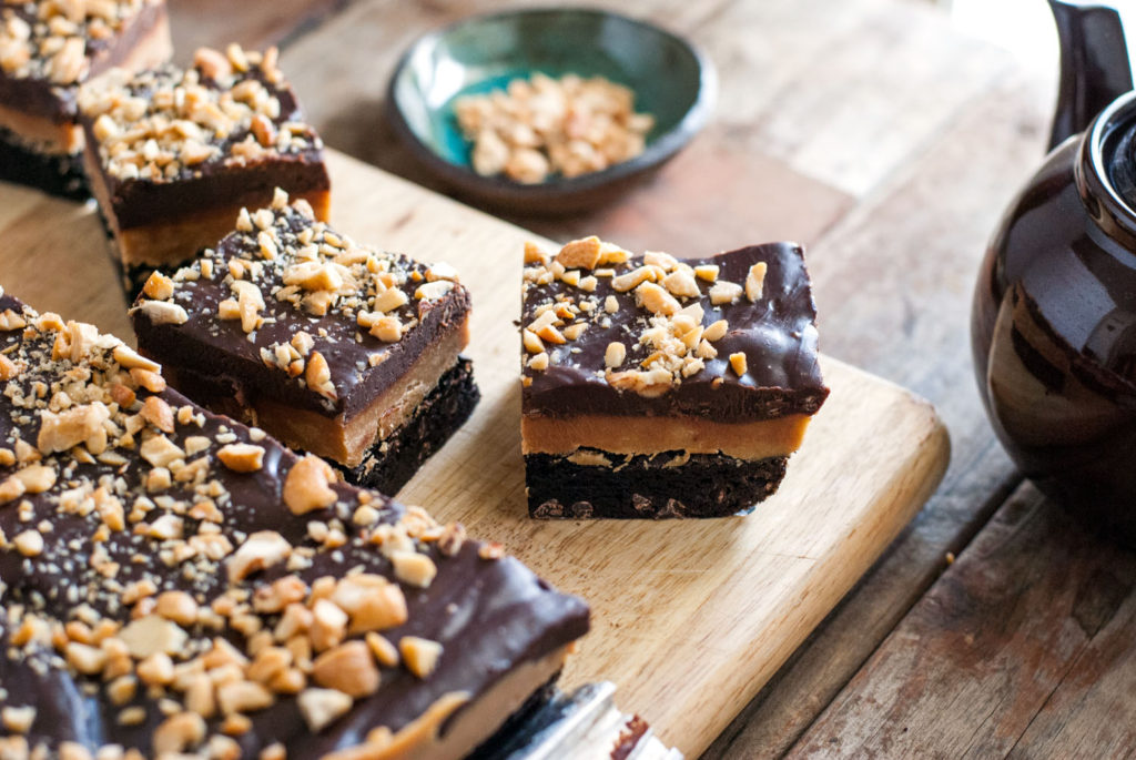 Dark Chocolate Peanut Butter Bars