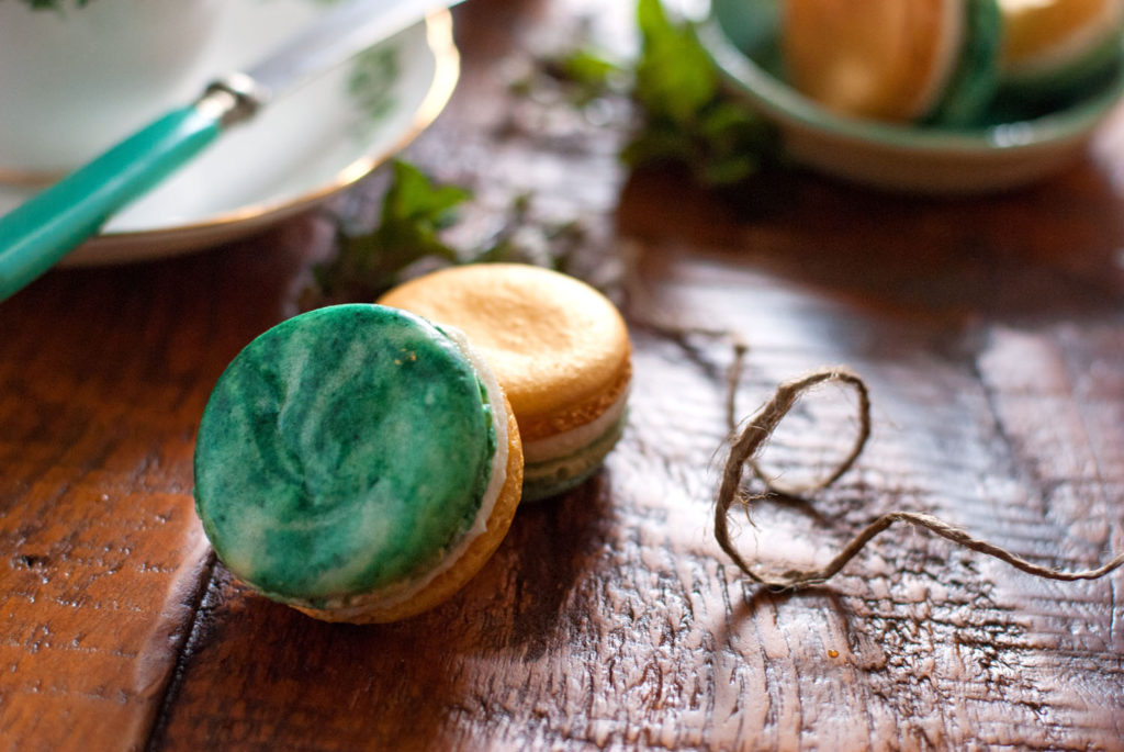 Bit 'O Green French Macarons