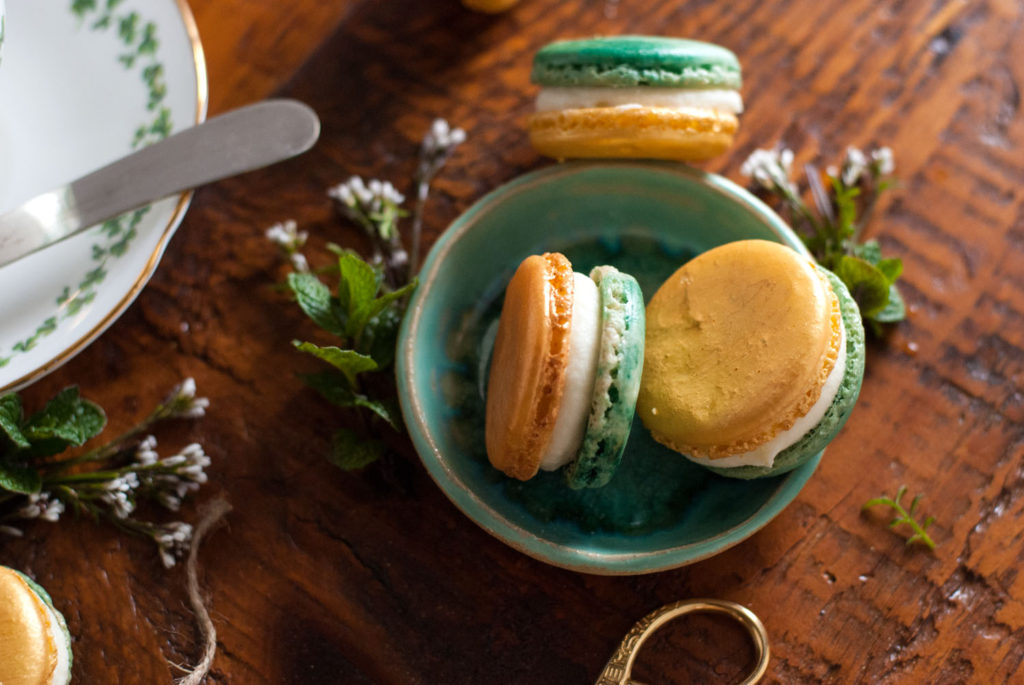 Bit 'O Green French Macarons