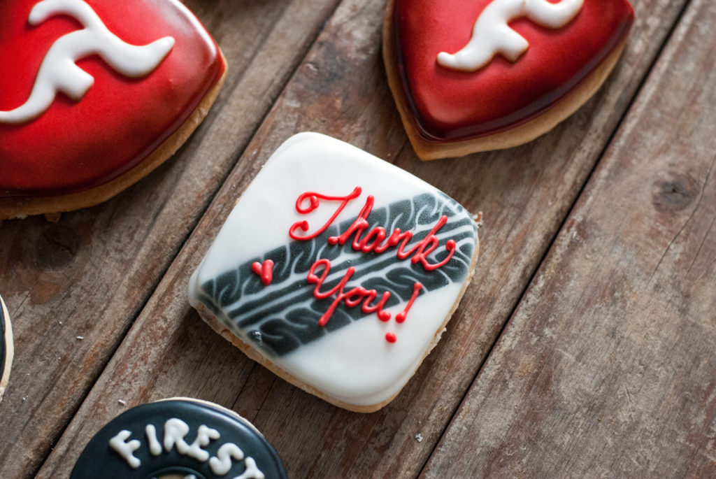 Firestone Tire Cookies