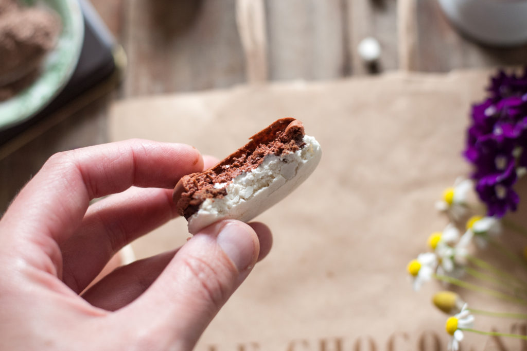 Hot Chocolate French Macarons