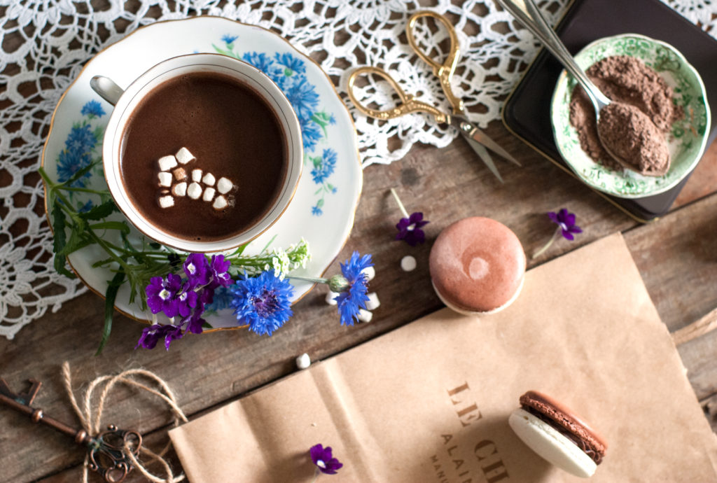 Hot Chocolate French Macarons