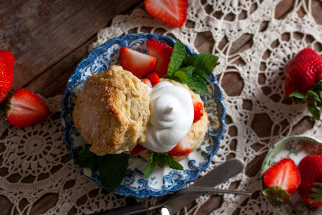 Strawberries and Cream Scones