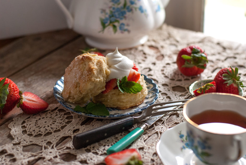 Strawberries and Cream Scones