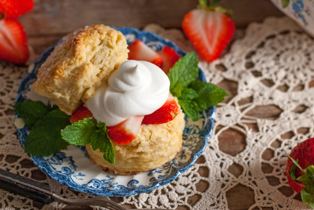 Strawberries and Cream Scones