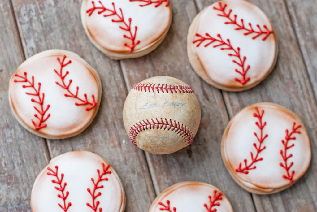 Baseball Sugar Cookies