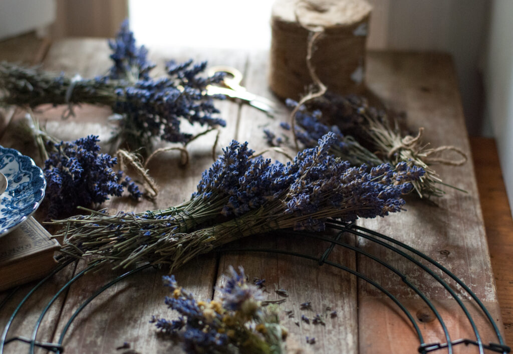 Lavender Wreath