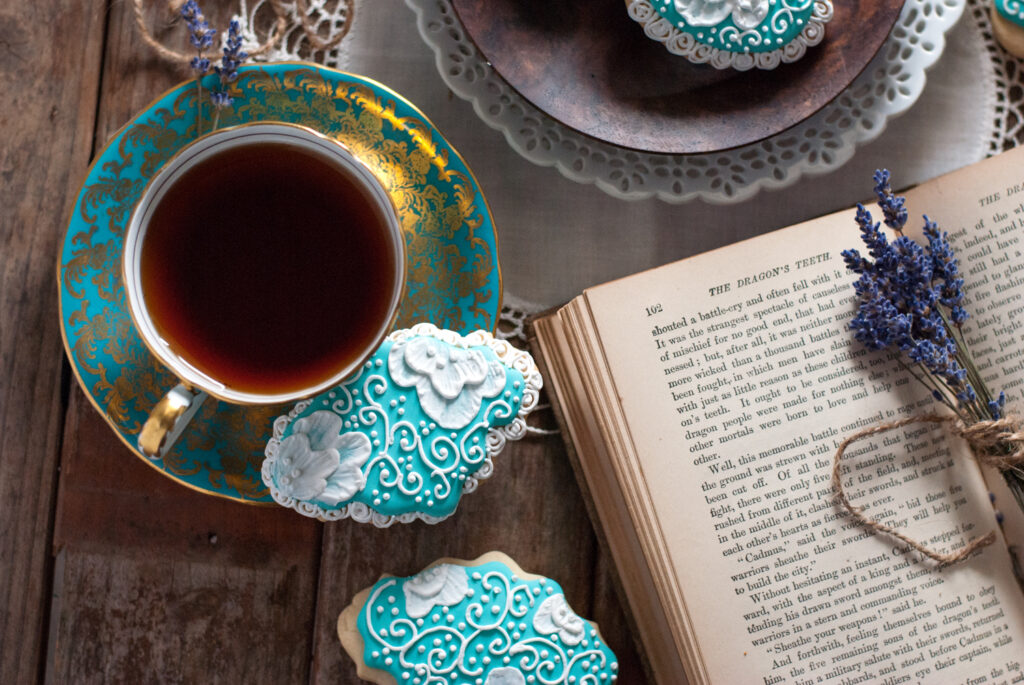 Turquoise Tea Cookies